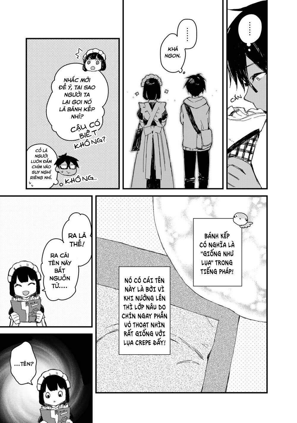 maid-san wa taberu dake chapter 24: bánh kếp - Trang 2