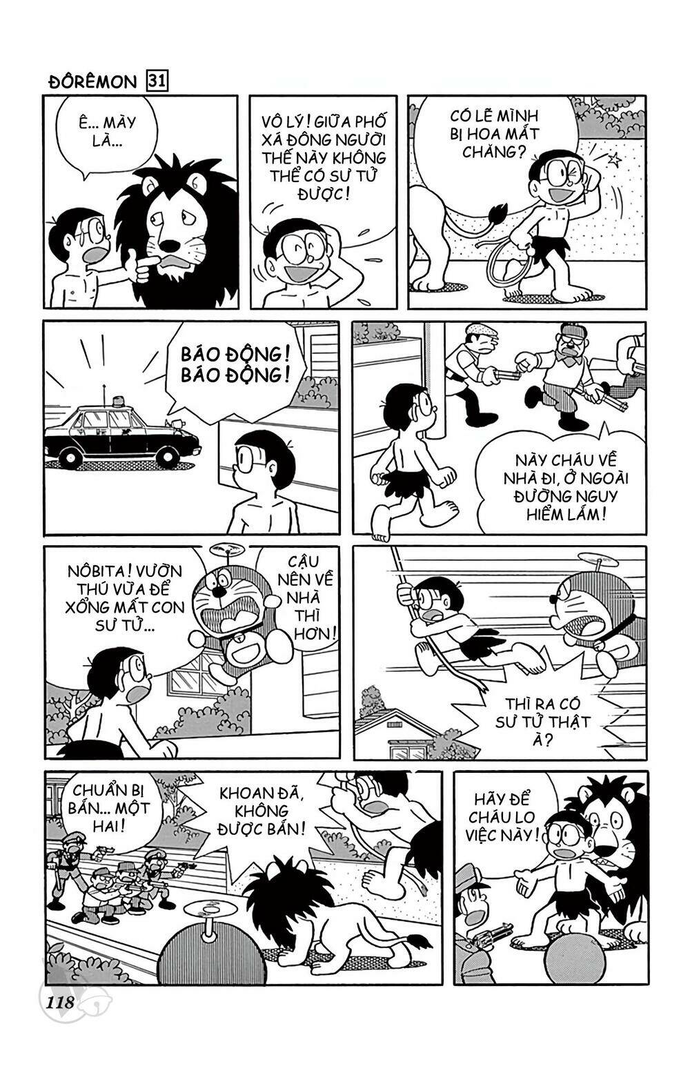 doraemon chapter 558: quần đùi tarzan - Trang 2