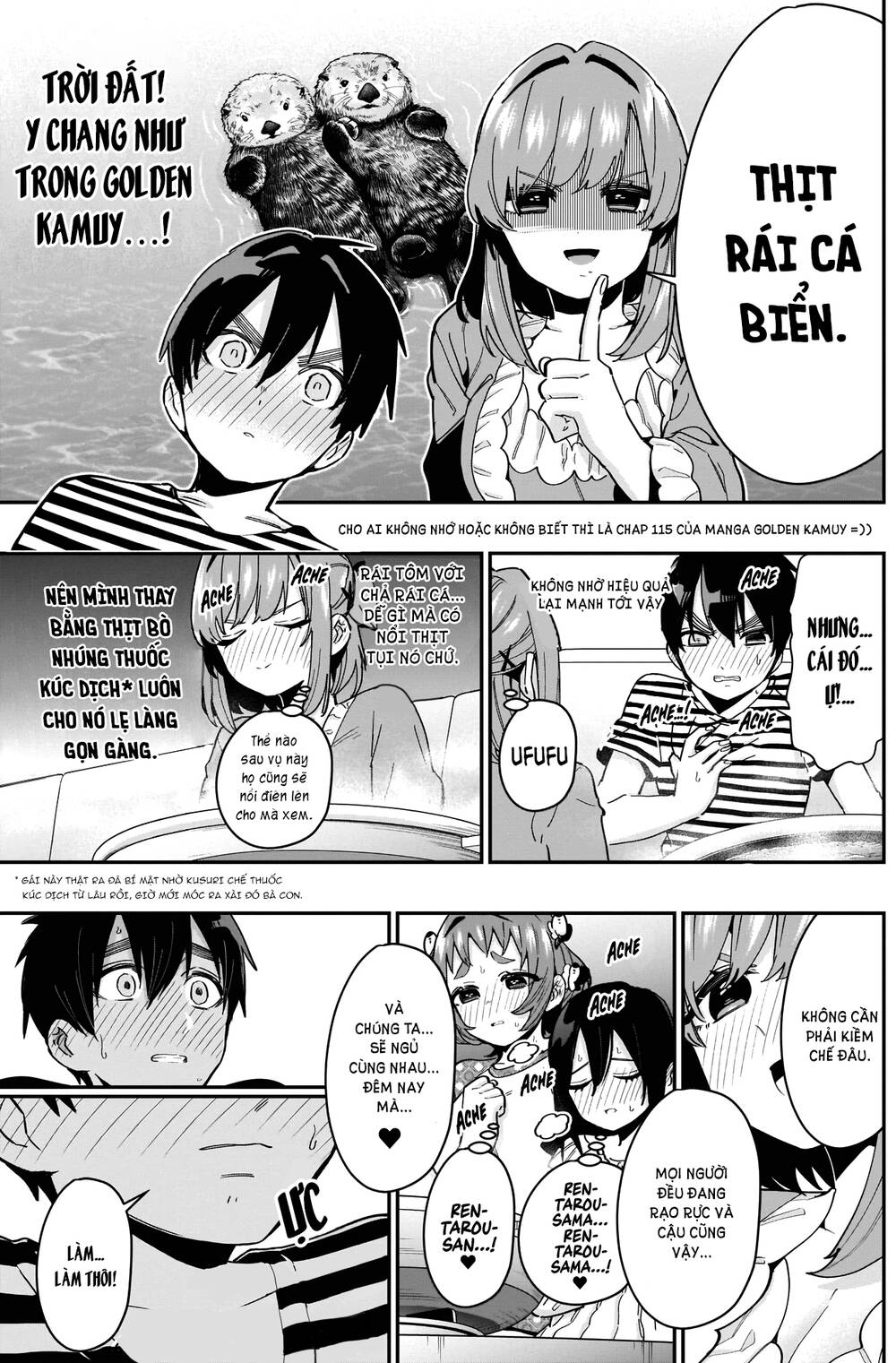 kimi no koto ga dai dai dai dai daisuki na 100-ri no kanojo chapter 66: trò chơi bÓng tỐi! bắt đầu!!! - Next chapter 67: giải sumo rái cá đỉnh của chóp