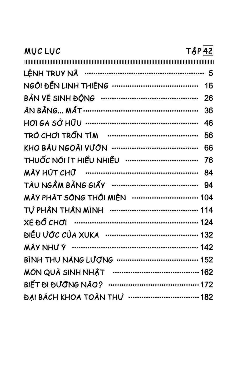 doraemon chapter 751: lệnh truy nã (tập 42) - Trang 1